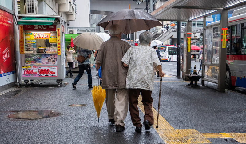 Nhật Bản chịu nhiều tác động của tình trạng già hóa dân số