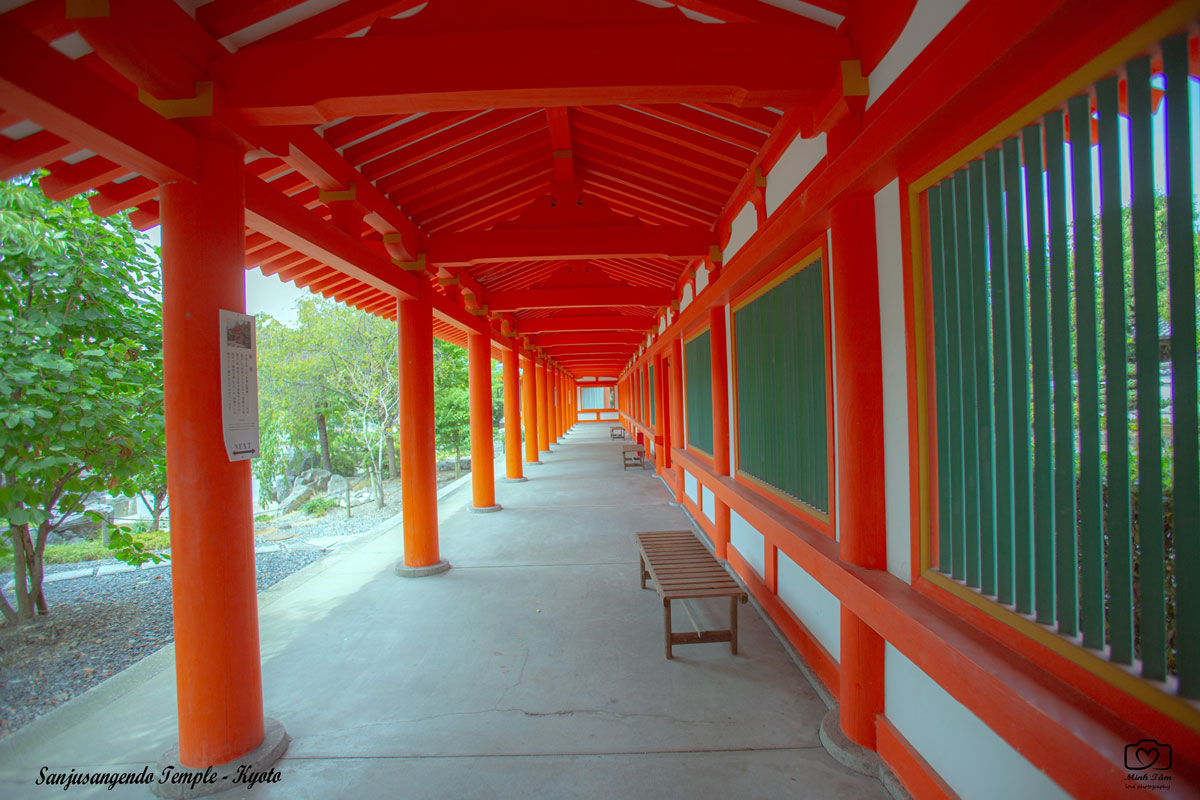 Đền Sanjusangendo Nhật Bản - Đền gỗ 33 gian dài nhất Nhật Bản