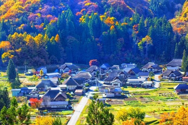 Xiêu lòng với vẻ đẹp sang thu tại ngôi làng Maezawa tỉnh Fukushima
