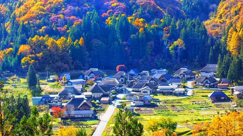 ngôi làng Maezawa tỉnh Fukushima