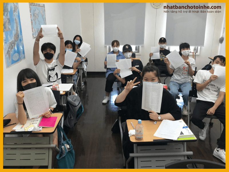 Lớp học của Trường Nhật ngữ Toshin