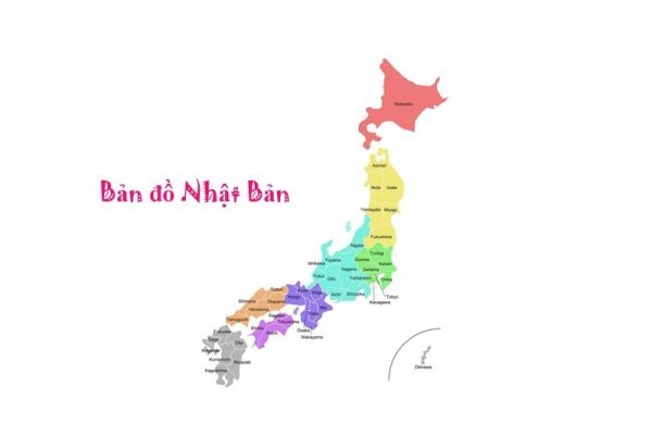 Bản đồ Nhật Bản 47 tỉnh thành và 12 loại bản đồ cập nhật mới nhất