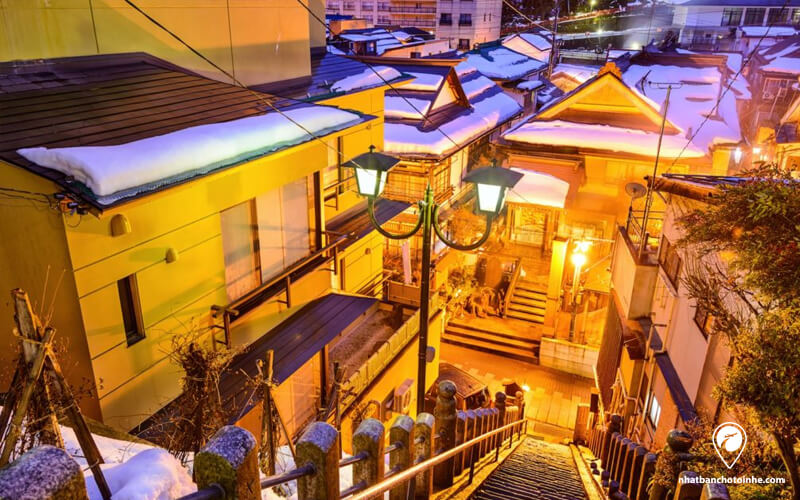 Du lịch nhật bản tháng 11: Một góc thị trấn suối nước nóng Shibu Onsen