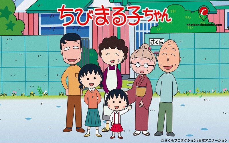 học tiếng Nhật qua phim hoạt hình Chibi Maruko-chan
