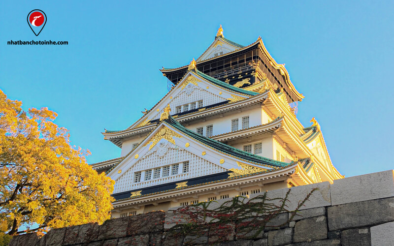 Cảnh đẹp Nhật Bản: Lâu đài Osaka