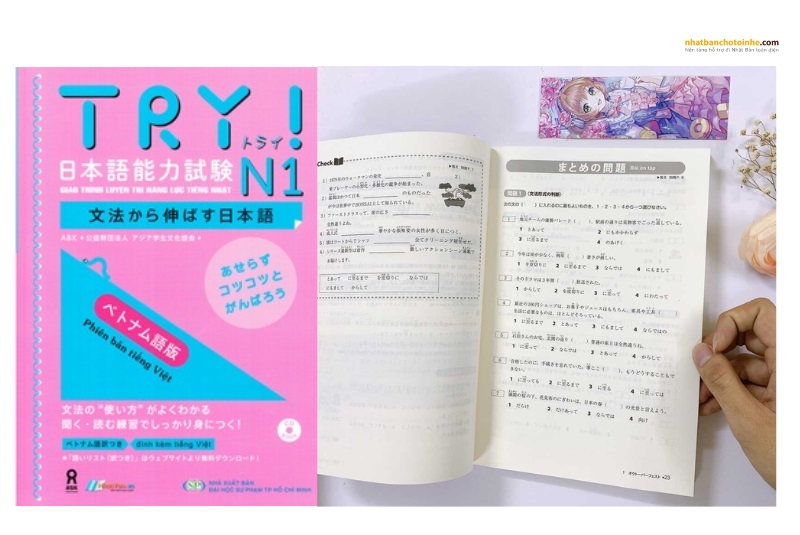Try N1 - Sách tiếng Nhật N1 hiệu quả