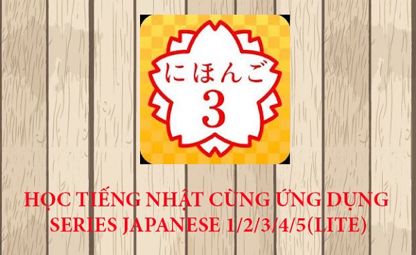 Ứng dụng Series Japanese 1/2/3/4/5