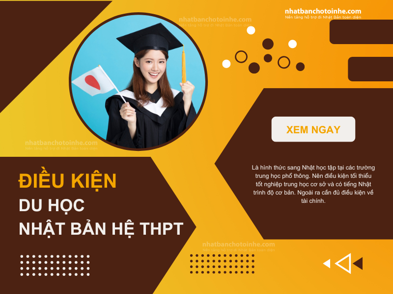 Điều kiện du học Nhật Bản theo diện THPT