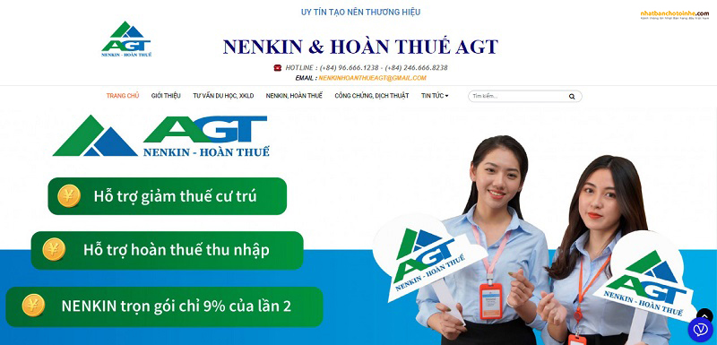 Lấy Nenkin tại Nenkin và hoàn thuế AGT