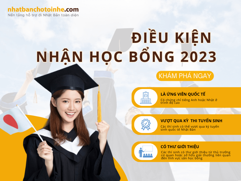 Điều kiện nhận học bổng du học Nhật Bản rất được quan tâm