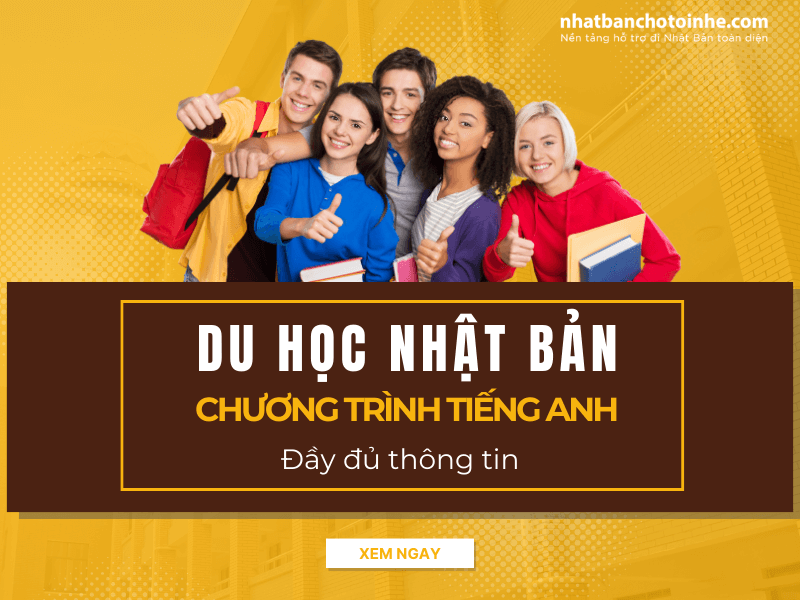 Du học Nhật Bản bằng tiếng Anh chỉ có ở các trường Đại học uy tín tại Nhật