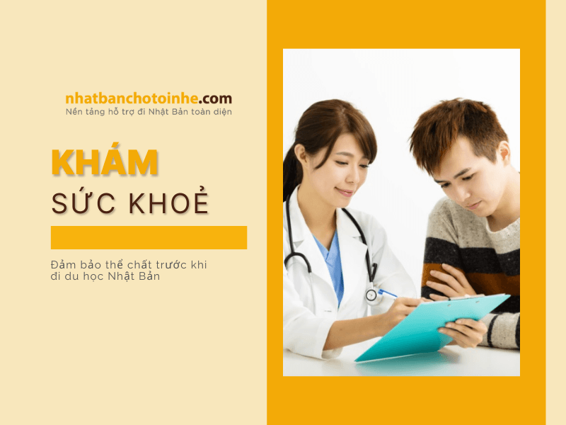 Cần khám sức khỏe khi đi du học Nhật Bản