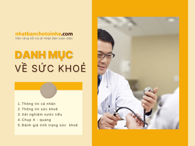 Quy trình khám sức khỏe du học Nhật