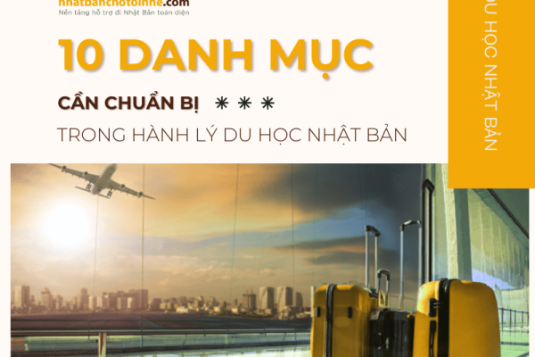 Chuẩn bị hàng lý du học Nhật Bản