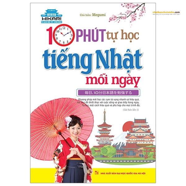 10 phút tự học tiếng Nhật mỗi ngày - Sách học tiếng Nhật N5