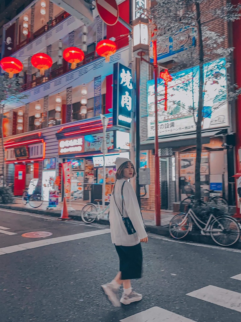 Đường phố tại Yokohama Chinatown