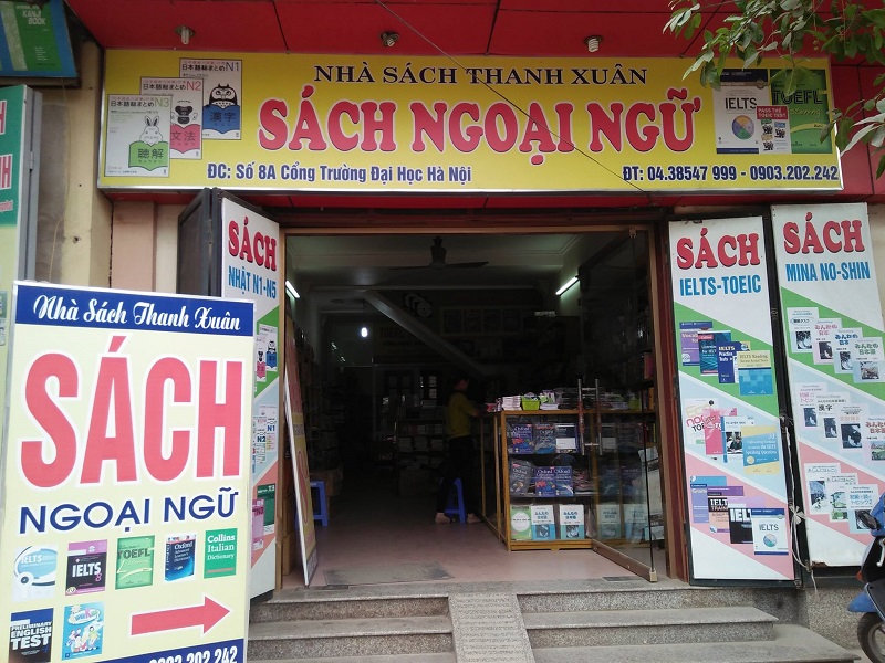 Mua sách tiếng Nhật ở Hà Nội qua các hiệu sách ngoại ngữ