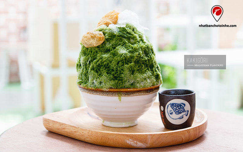 Du lịch Nhật Bản tháng 8: Kakigori vị macha