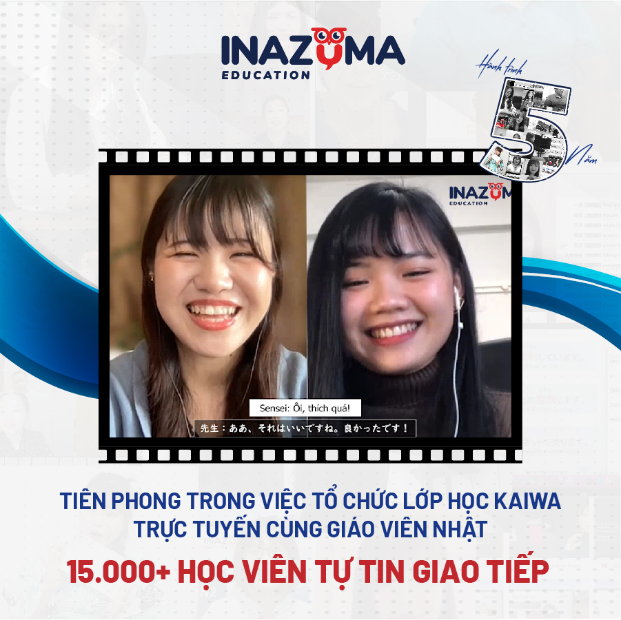 Khóa học giao tiếp 100% sensei người Nhật