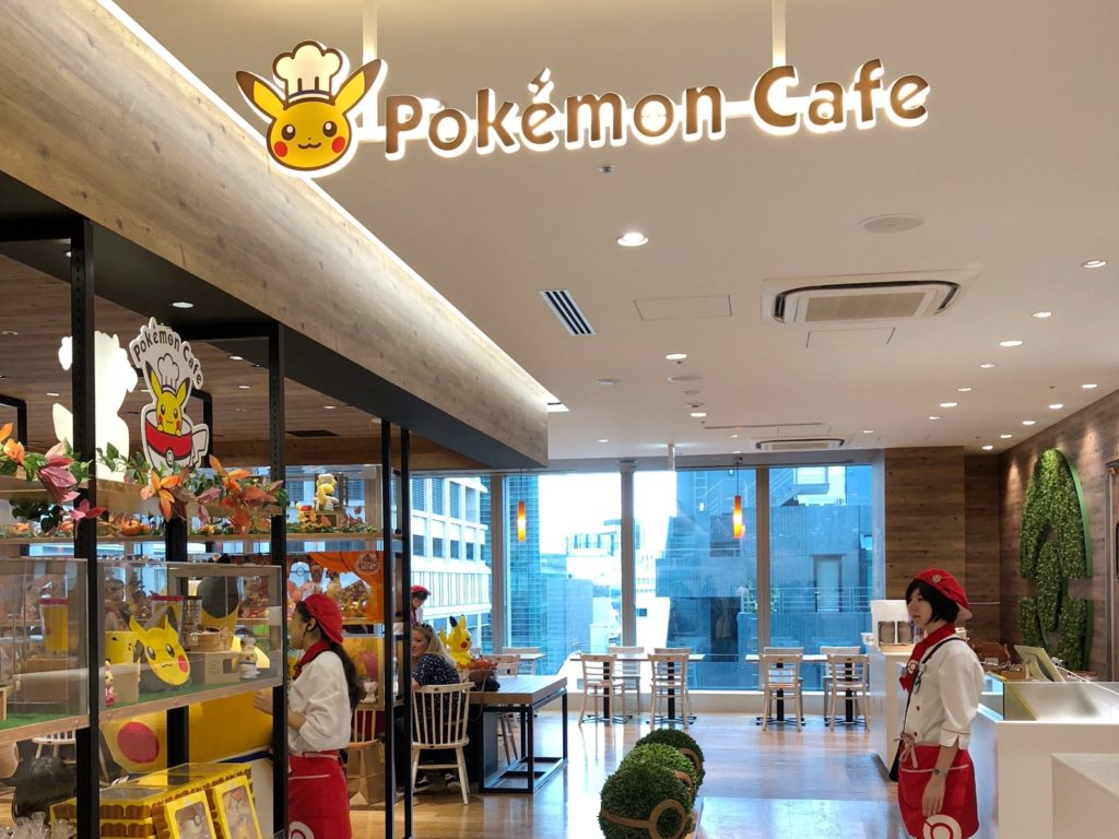 Không gian bên trong quán Cafe Pokémon