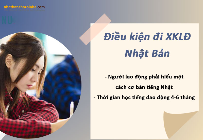 Điều kiện tiếng Nhật XKLĐ