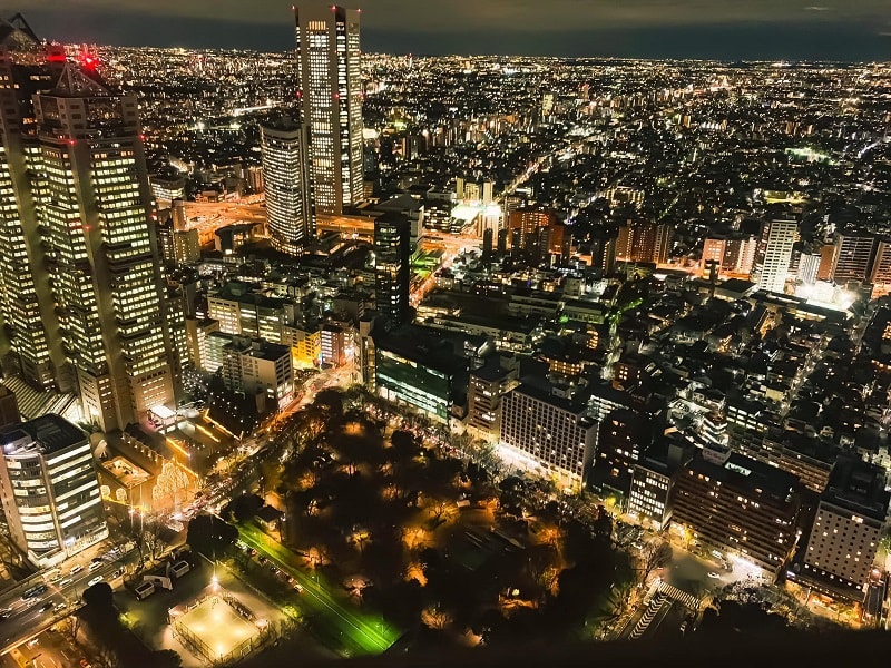 Ảnh chụp Tokyo về đêm