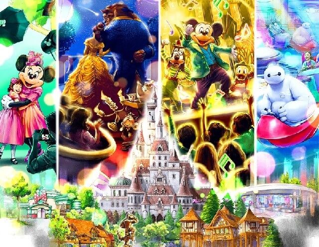 Poster quảng cáo khu vui chơi mới của Tokyo Disneyland