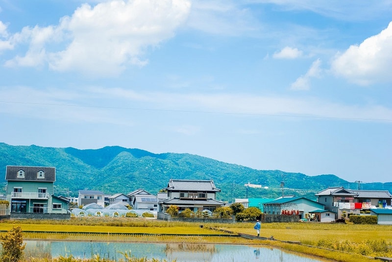 Nắng thu tại tỉnh Tokushima