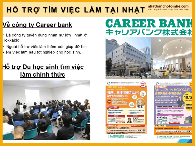 Hỗ trợ việc làm tại Nhật